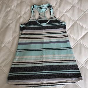 Lululemon workout striped tank